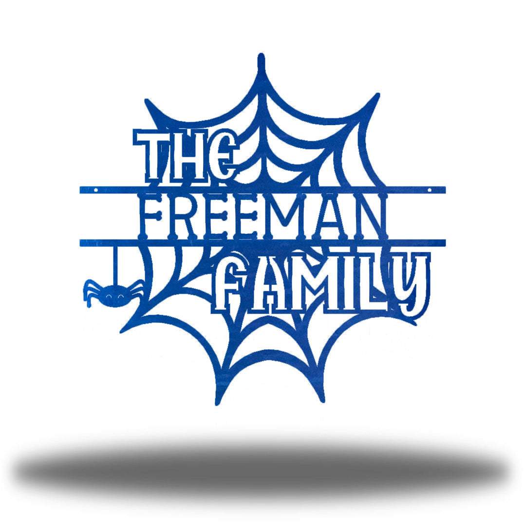 Riverside Designs-Spooky Web Monogram-Metal Wall Art Décor